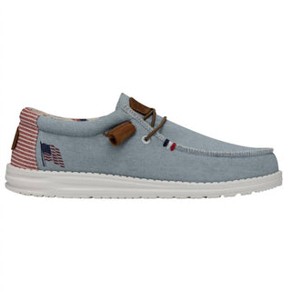 Hey Dude - Men’s Wally Americana Denim Stripe Shoes