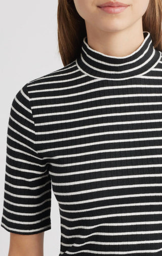 Rag & Bone - Knit Stripe Rib Tee Top