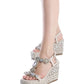Xti - Women's Gemstone Embellished Wedge Sandals