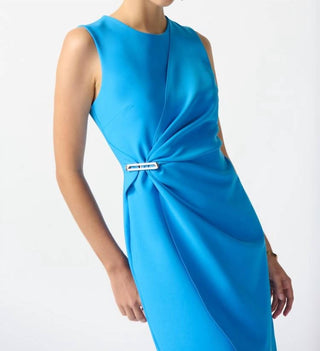 Joseph Ribkoff - Women's Lux Twill Sleeveless Sheath Dress