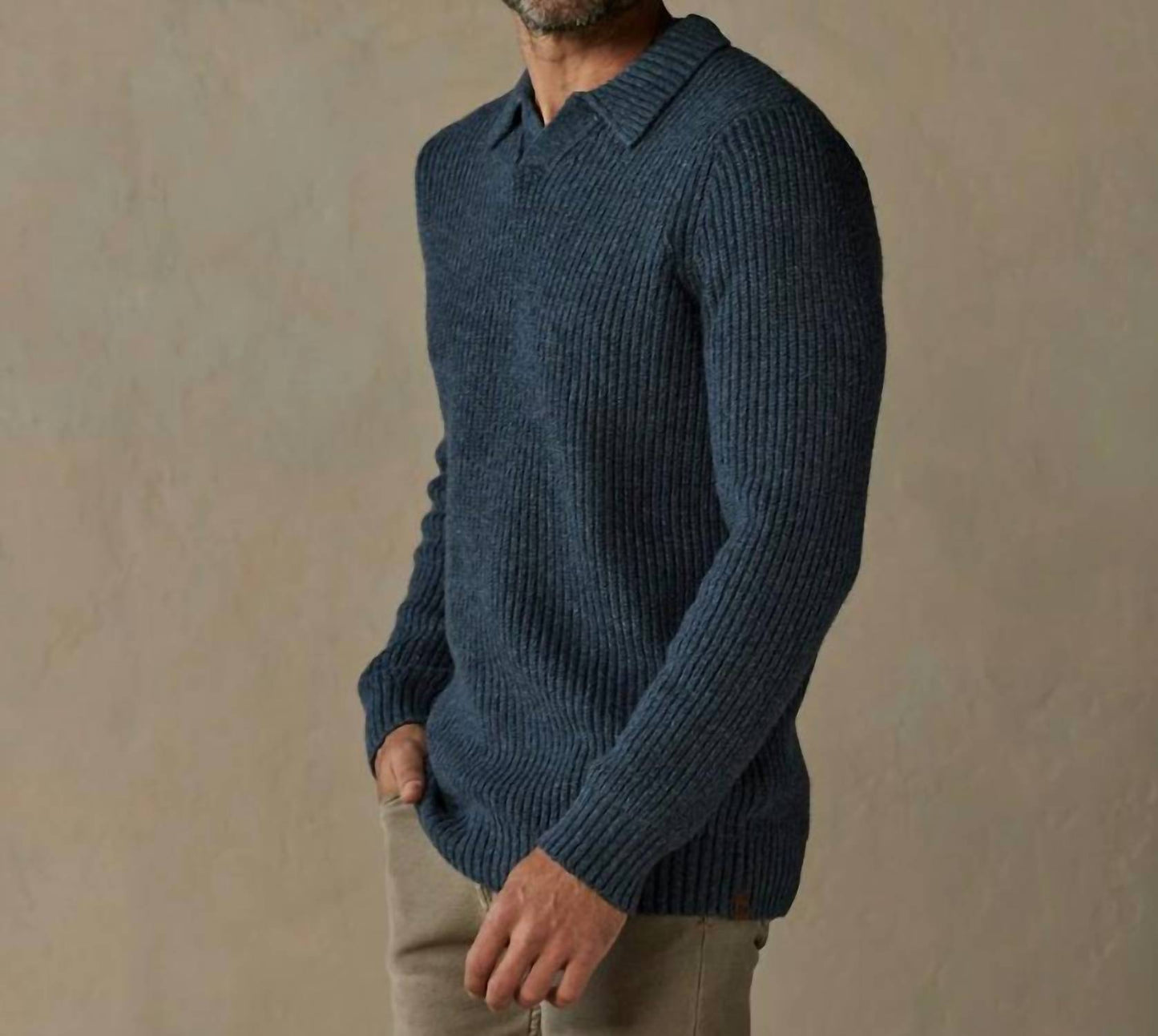The Normal Brand - Marled Polo Sweater