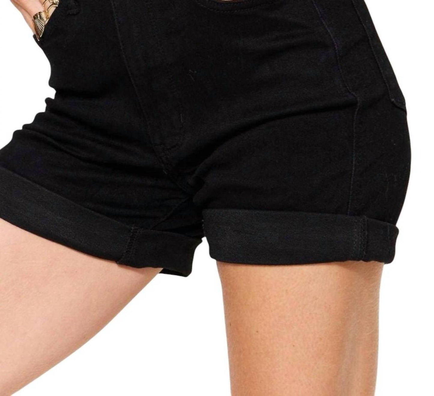 Judy Blue - Cuffed High Rise Denim Shorts
