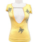 Paparazzi - Chained V-neck Top With Embroidery & Beaded Works