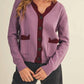 &Merci - Scalloped Sweater Cardigan