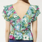 Entro - Floral Peplum Top