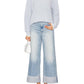 Pistola - Lana Crop Cuffed Wide Leg Jeans