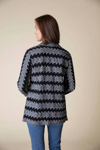 Habitat - Embroidered Cotton Wrap Around Shirt