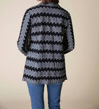 Habitat - Embroidered Cotton Wrap Around Shirt