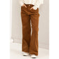 Double Zero - Simply Beautiful Corduroy High Rise Wide Leg Pants