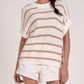 Elan - Crewneck Striped Sweater
