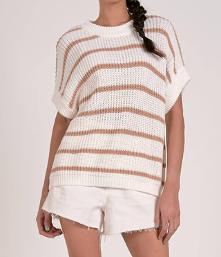 Elan - Crewneck Striped Sweater