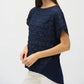 Joseph Ribkoff - Textured Short Sleeve High Low Top