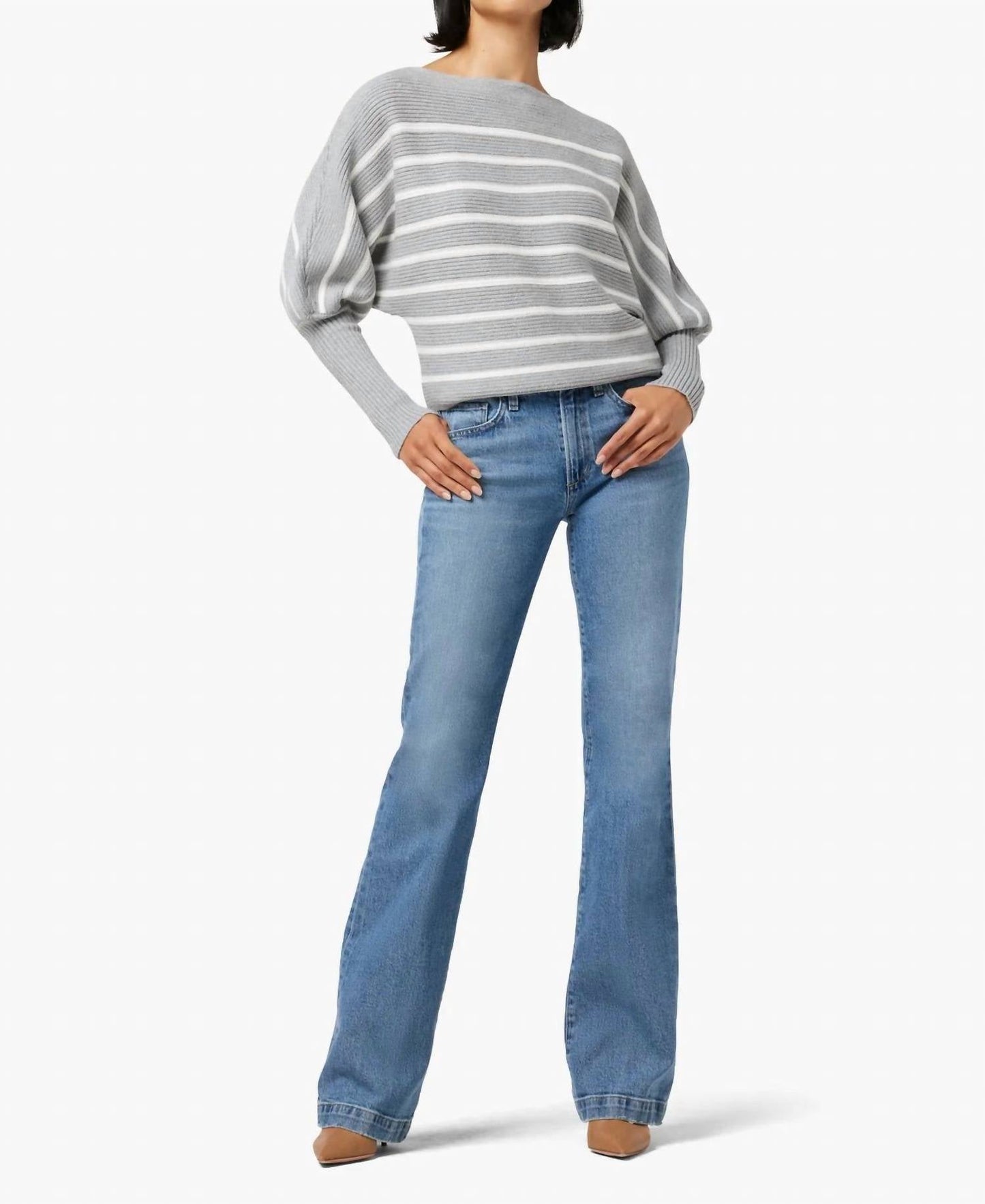 Joe'S Jeans - Karina Crew Neck Long Sleeve Sweater