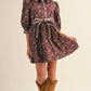 &Merci - Blanket Stitch Floral Mini Dress