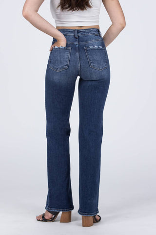 Risen - Blow My Mind High-Rise Straight Leg Denim Jeans