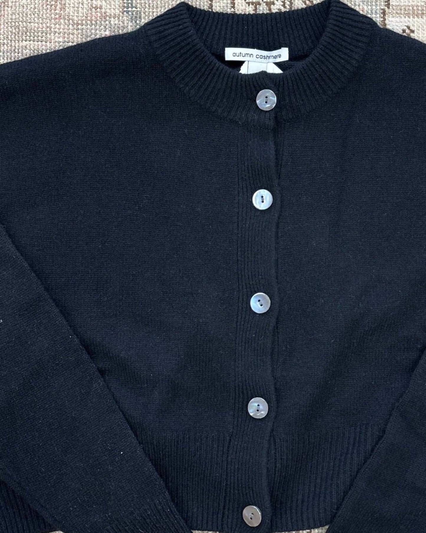 Autumn Cashmere - Women's Cropped Button Down Cardigan