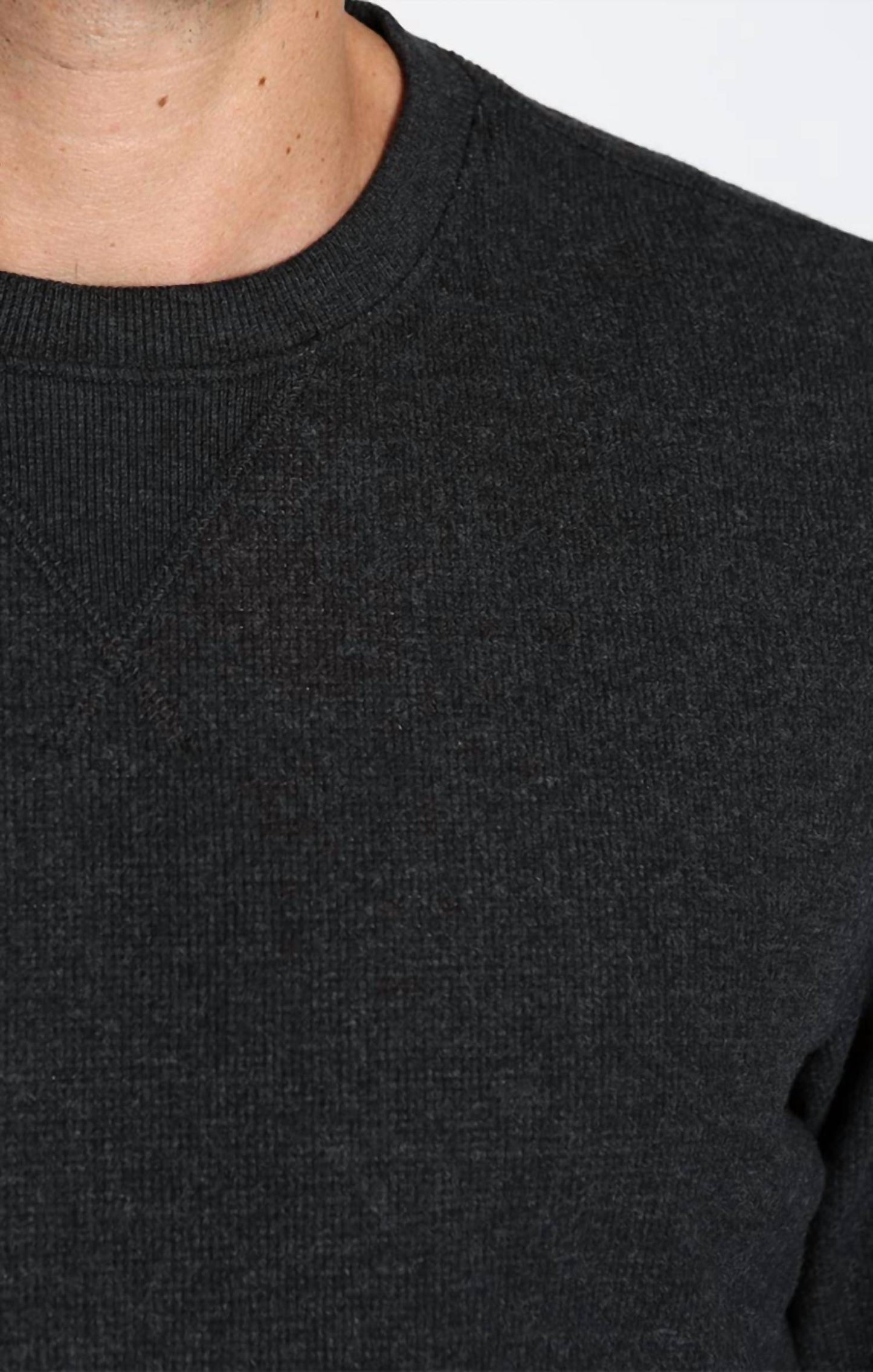 Jachs New York - Brushed Waffle Crewneck Sweatshirt