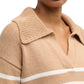 Veronica Beard - Jovie Striped Polo Pullover Sweater
