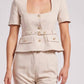 Generation Love - Lois Light Suiting Blazer Top