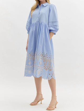 Entro - Feeling Elegant Eyelet Dress