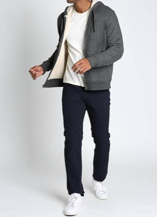 Jachs New York - Sherpa Lined Waffle Hoodie