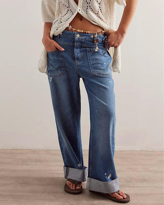 Free People - Palmer Cuffed Jeans