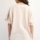 Easel - Heart Patch Knit Top