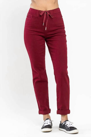 Judy Blue - High Waist Pull On Double Cuff Jogger