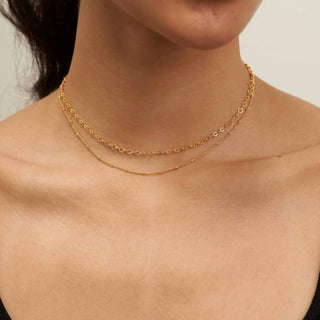 Brenda Grands - Women's Satellite Layered Choker Necklace