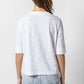Lilla P - Cuffed Elbow Sleeve V-neck Tee
