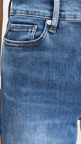 Frame - Le Slim Palazzo Raw Fray Jeans