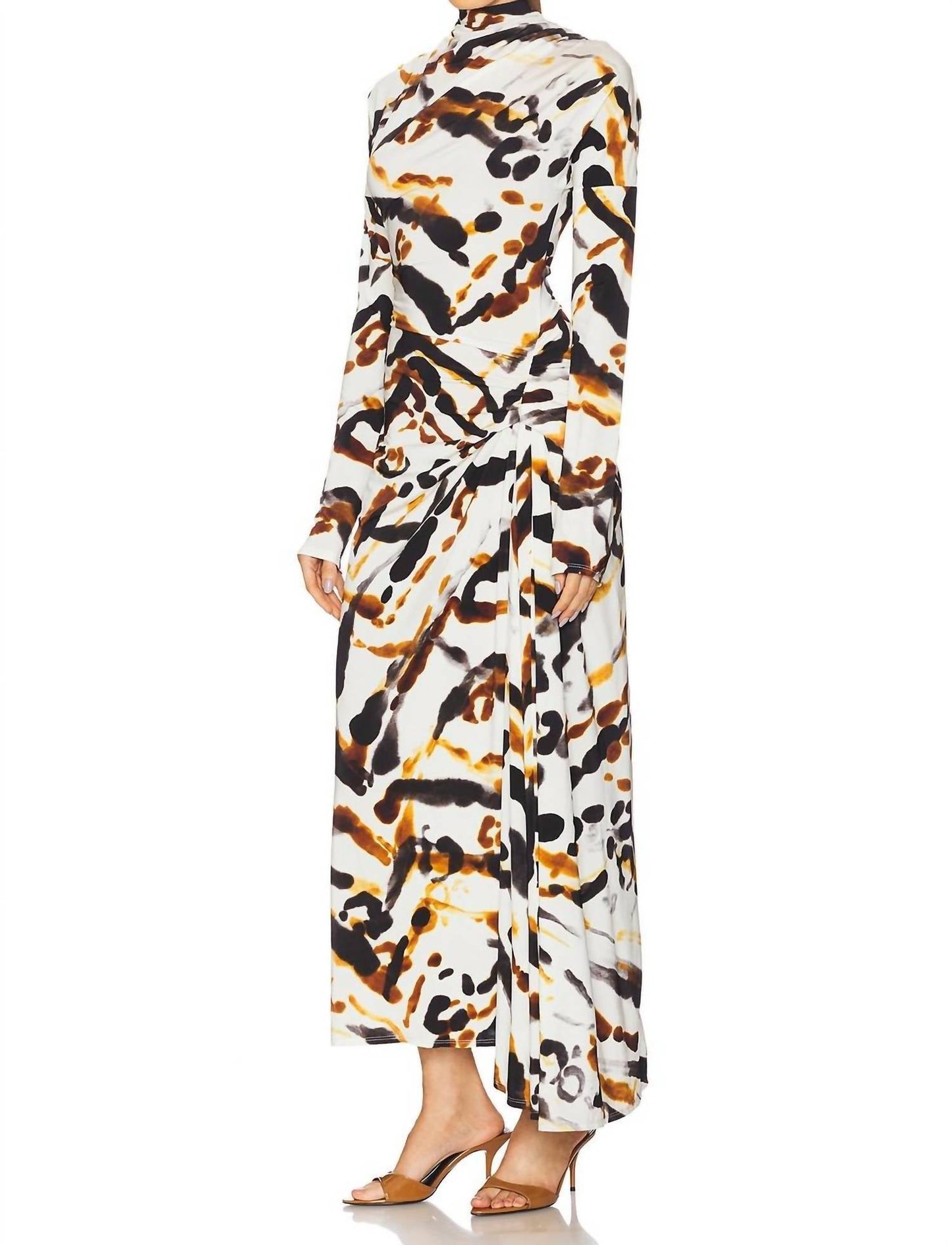 A.L.C. - Lia Jersey Printed Maxi Dress
