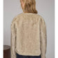 Blu Pepper - Faux Fur Front Tab Coat