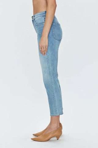 Pistola - Women's Monroe Cropped High Rise Cigarette Jeans