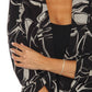 Joseph Ribkoff - Abstract Open Front Longline Blazer