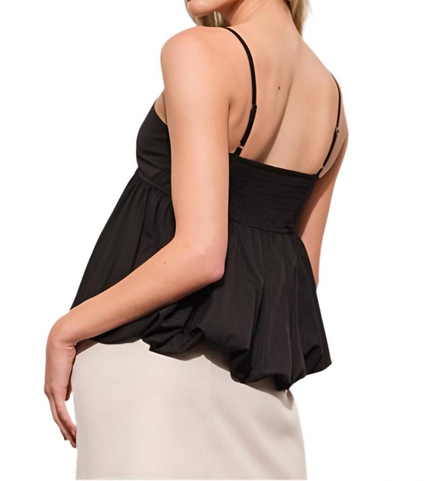Pretty Garbage - Bubble Hem Cami Tank
