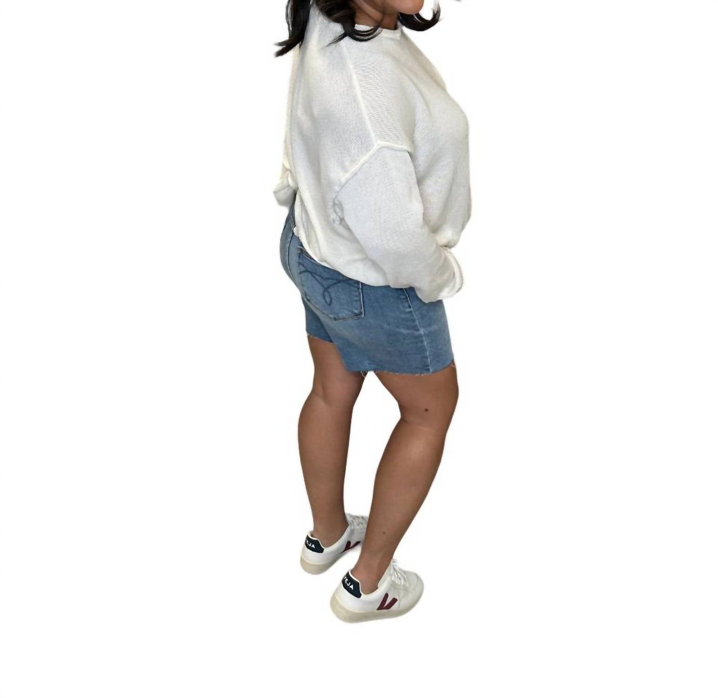 Judy Blue - High Waist Raw Hem Shorts