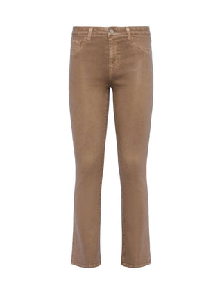 L'Agence - Tati High Rise Cropped Micro Boot Jean