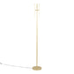Icicle 65' Modern Swivel Floor Lamp in Gold Metal