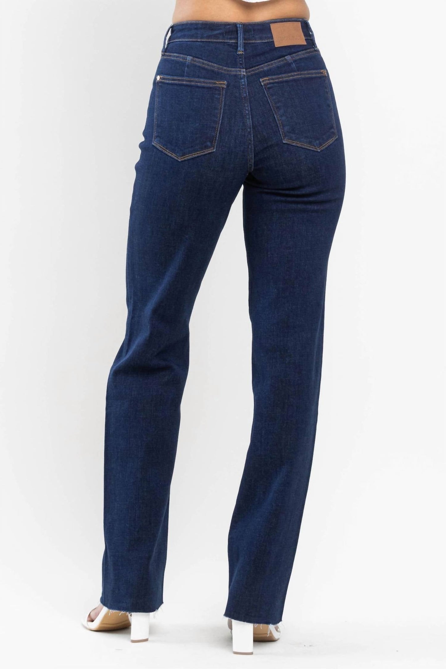 Judy Blue - High-waist Vintage & Back Darts Detail Straight