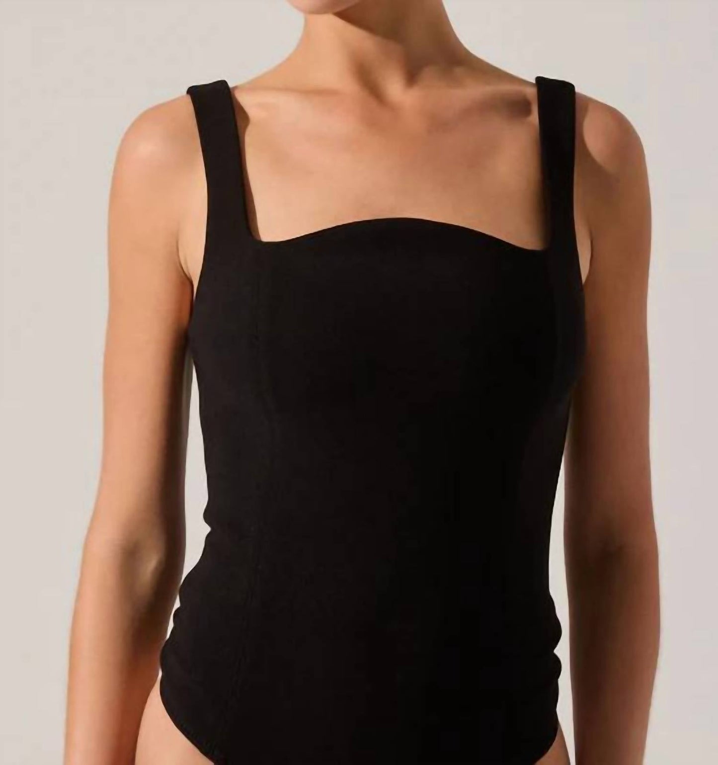 Astr - Kendal Curved Neck Bodysuit