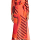 Hutch - Lindie Geo Print Long Sleeve Wrap Dress