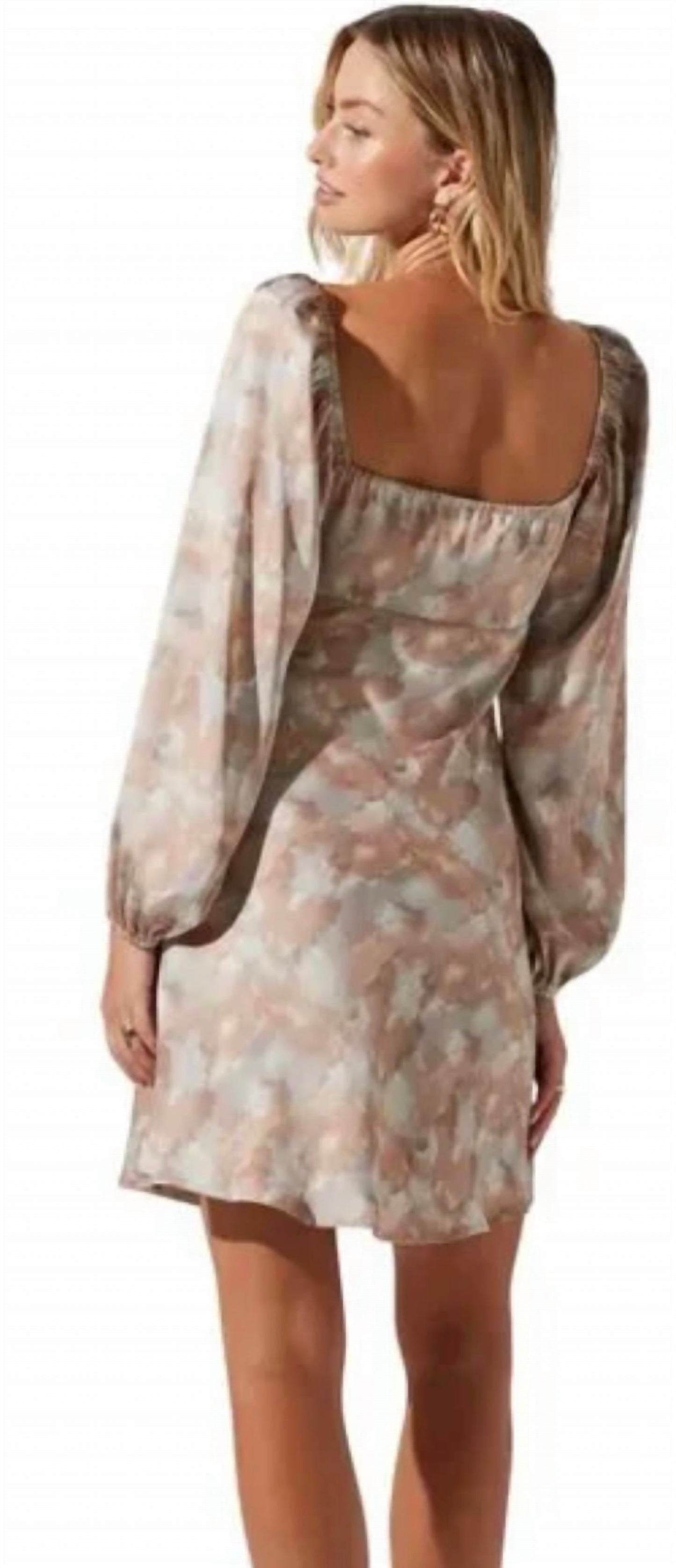 Astr - Satin Twist Mini Dress