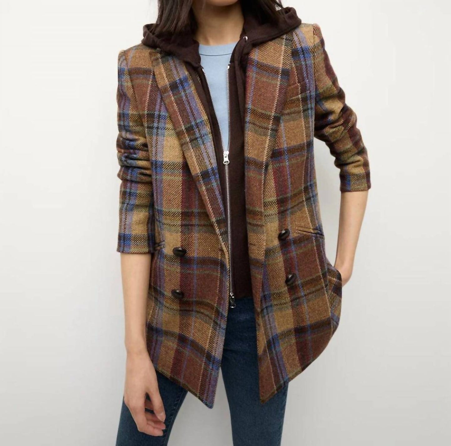 Veronica Beard - Cashmere Hoodie Dickey