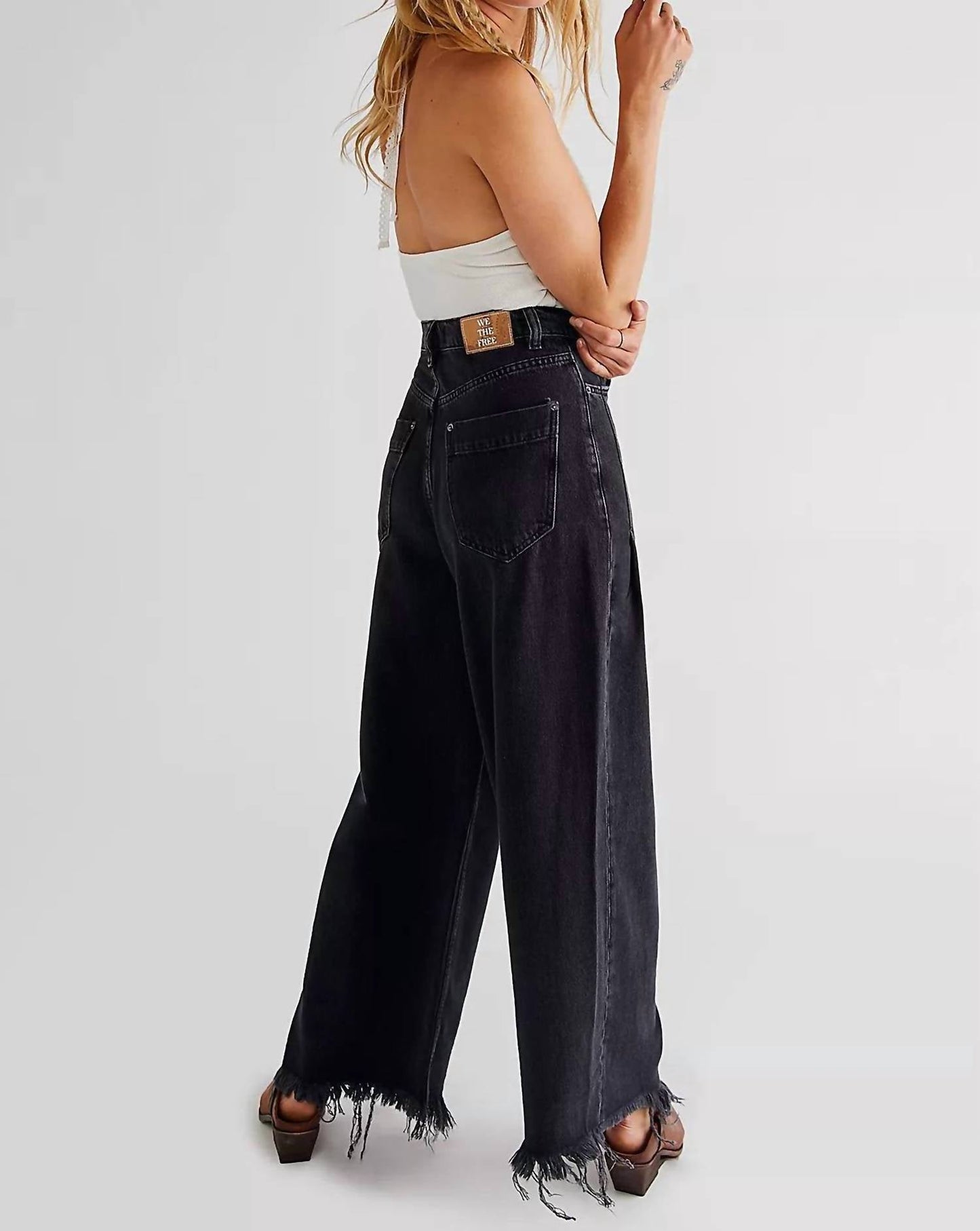 Free People - Old West Slouchy Wide Leg Jean