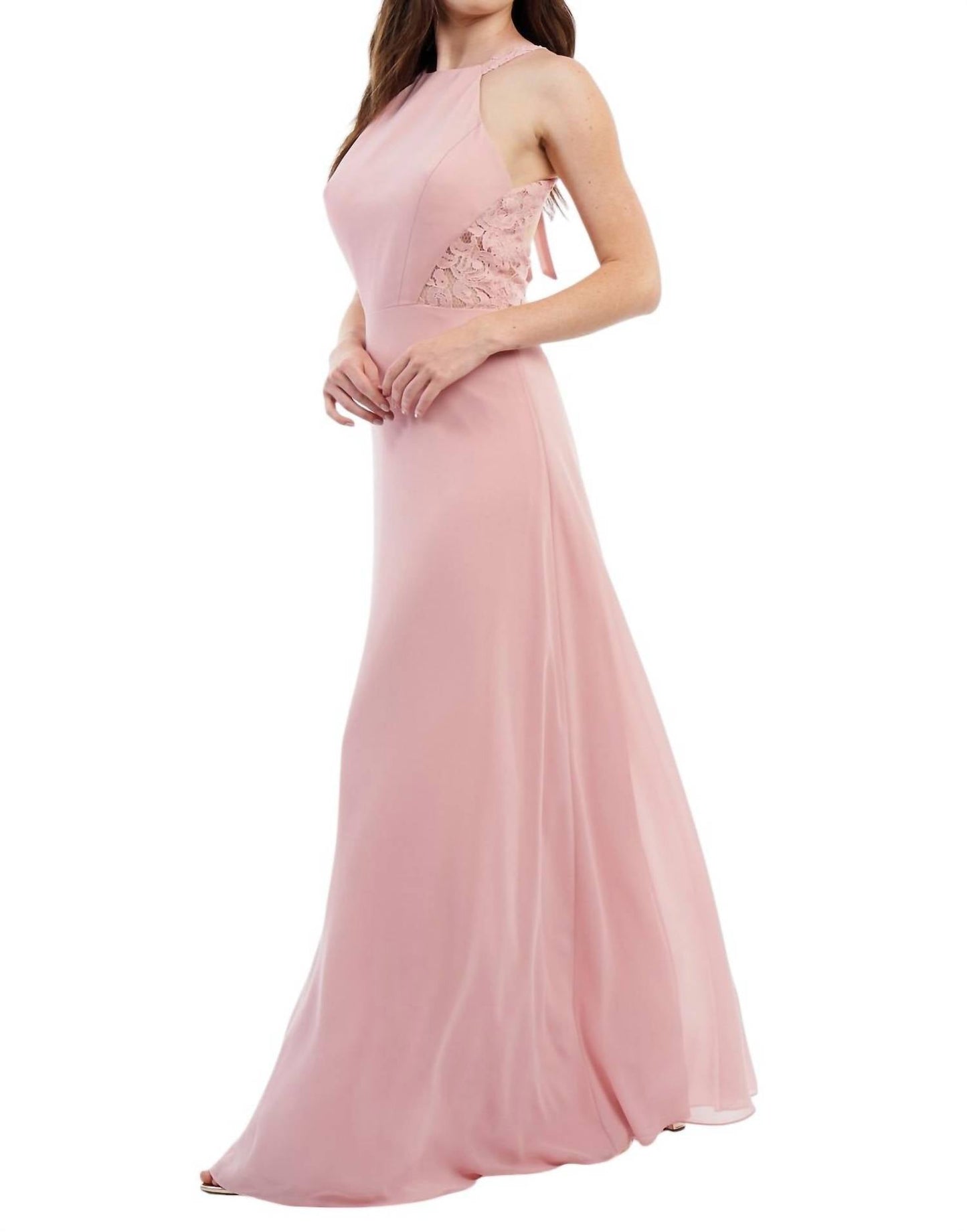 Jasmine Bridal - Charlotte Chiffon & Lace Long Bridesmaid Dress