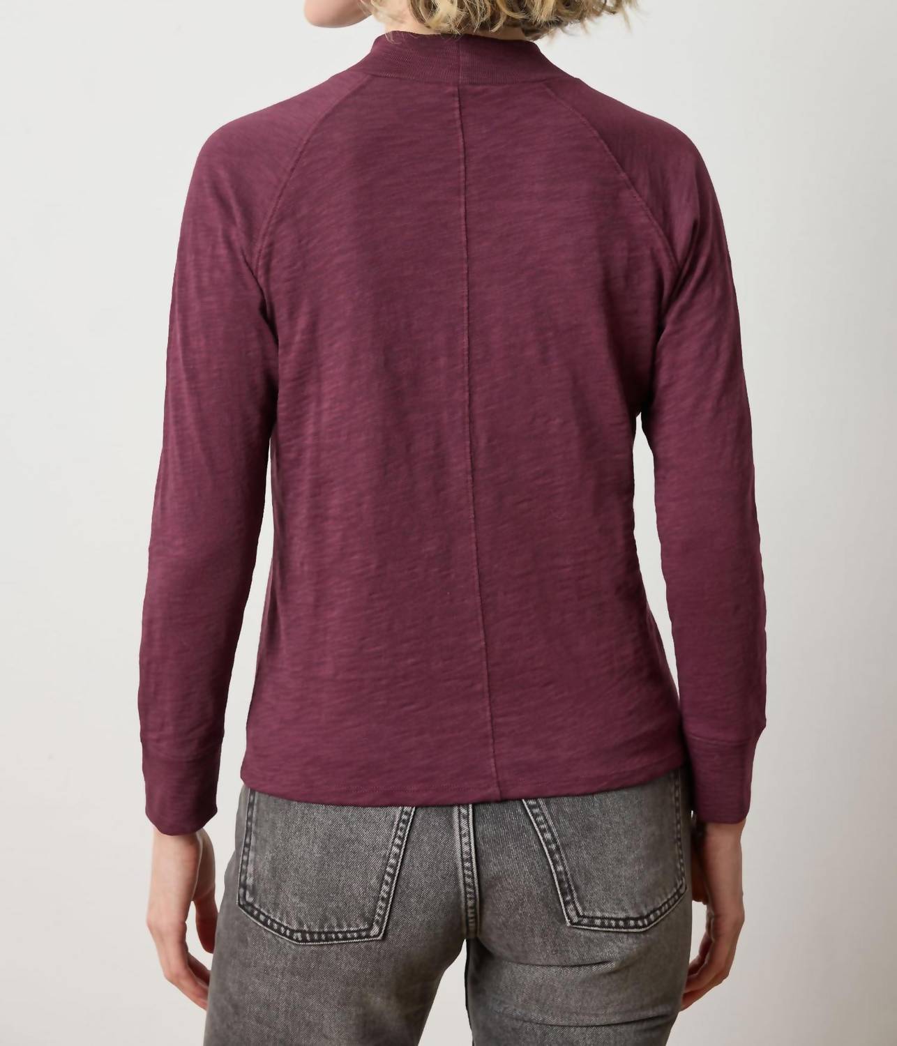 Lilla P - Raglan Mock Neck Top