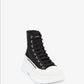 Alexander Mcqueen - Men's Tread Slick Black & White High Top Sneakers