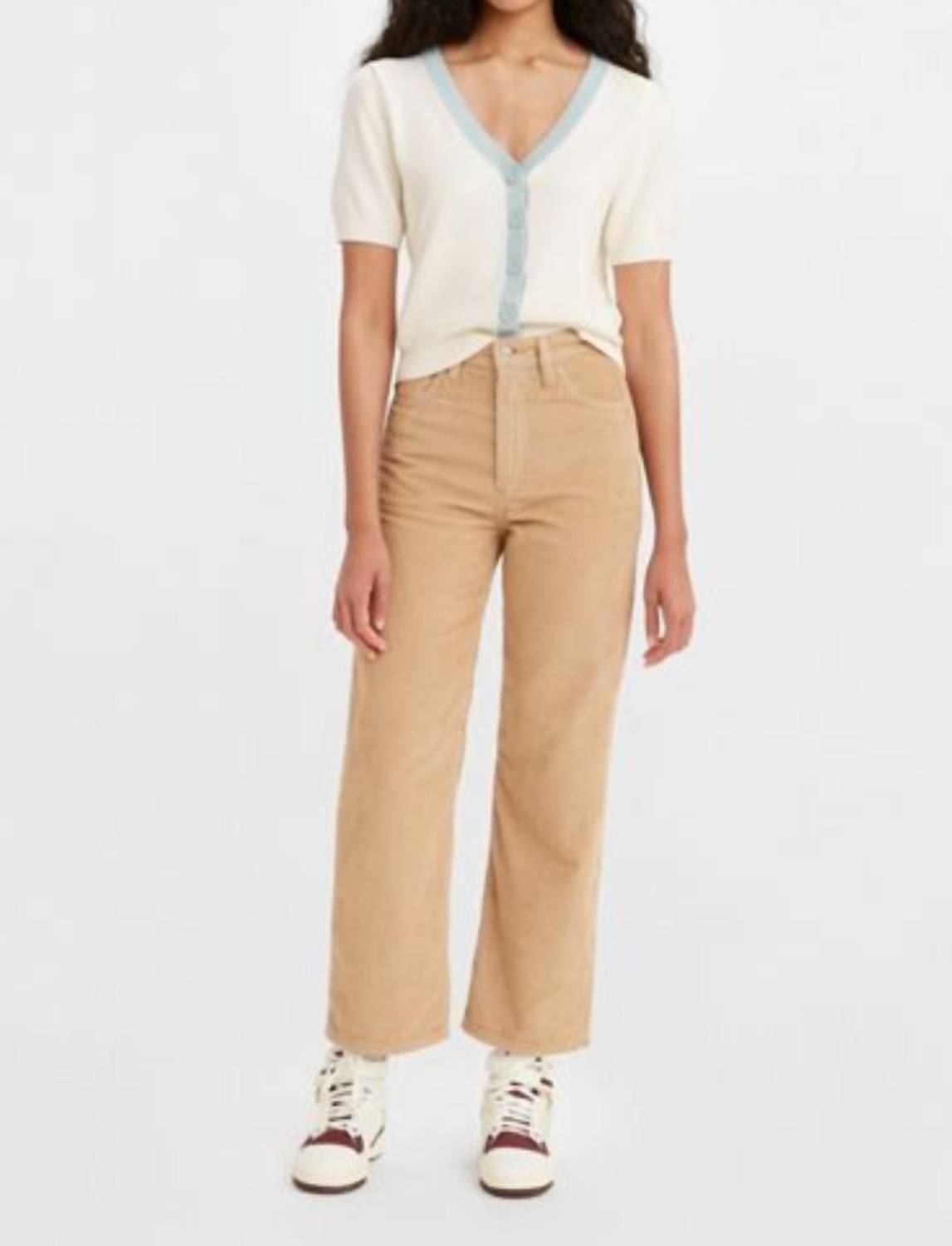 Levi'S - Corduroy Ribcage Straight Ankle Pants