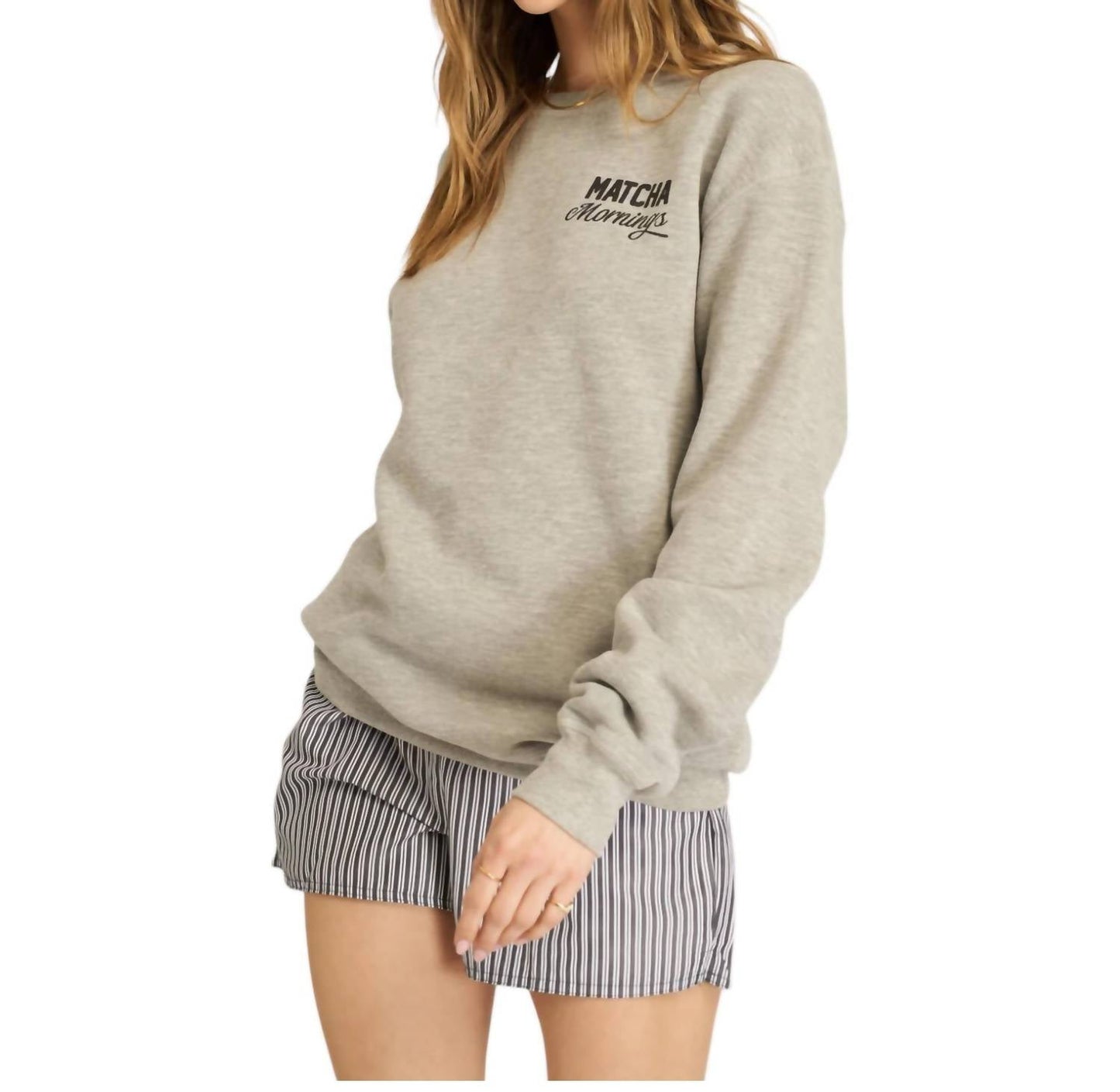 Project Social T - Matcha/martini Reversible Sweatshirt